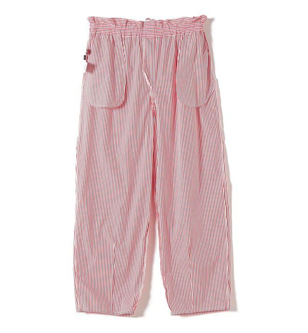 SHIPS for women「SHIPS Primary Navy Label:〈手洗い可能〉綿 ナイロン ストライプ パンツ」|その他|