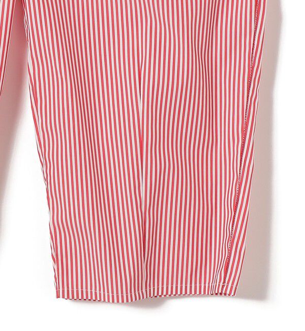 SHIPS for women「SHIPS Primary Navy Label:〈手洗い可能〉綿 ナイロン ストライプ パンツ」|その他|