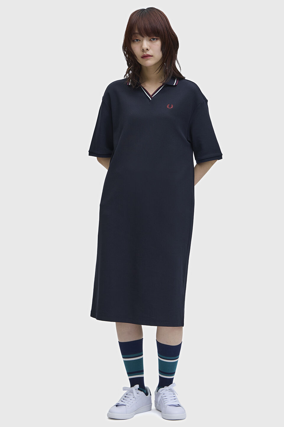 FRED PERRY 「Open Collar Tipped Polo Dress」|ワンピース|