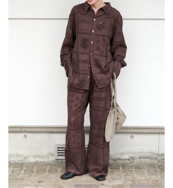 OUTDOOR PRODUCTS Usual Things「LOGAN ex レーストラックパンツ」|スラックス|