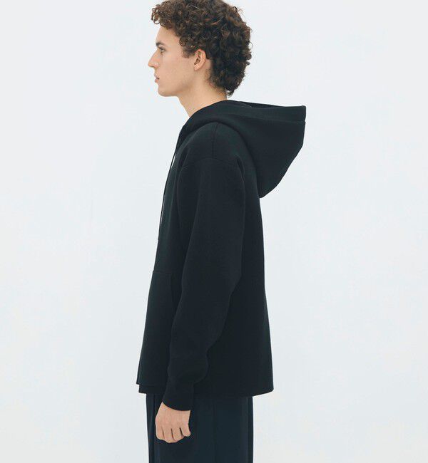 CABaN「CABaN コットンカシミヤ ジップパーカ」|ニット・セーター|