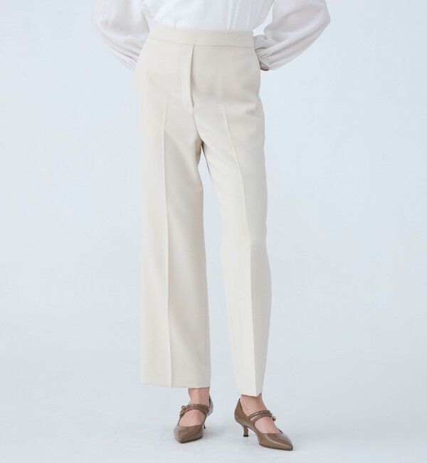 Ballsey「ドライダブルクロス セミワイドフレアパンツ」|スラックス|