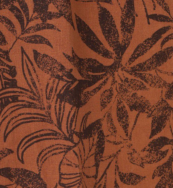 TOMORROWLAND MENS「60リネンリーフプリント イージーショーツ」|チノ|