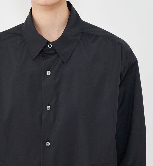 GALERIE VIE「シルクタフタオーバーシャツ」|シャツ・ブラウス|