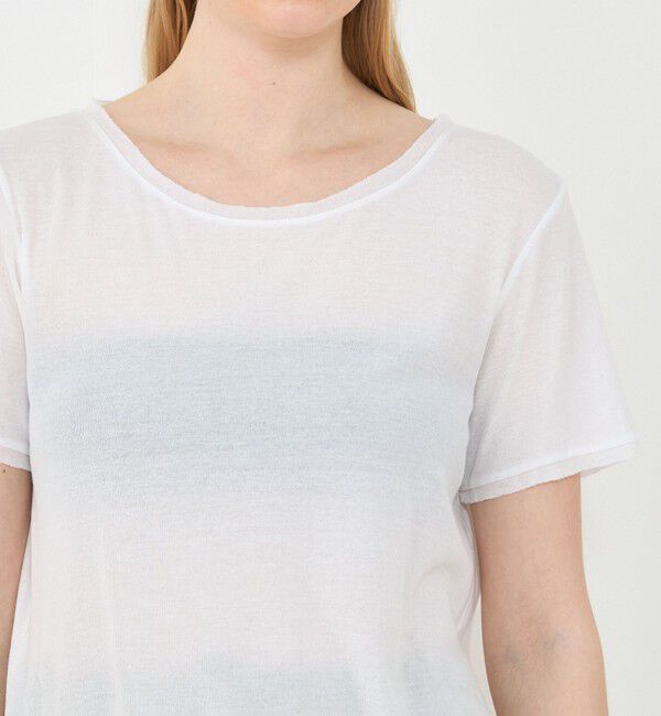 GALERIE VIE「ガーゼフライスジャージー ラウンドネックTシャツ」|Tシャツ・カットソー|