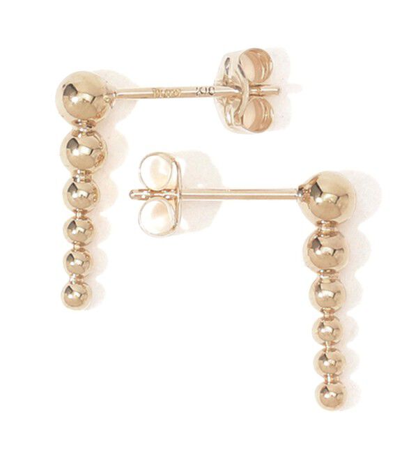 TOMORROWLAND GOODS「PLOW　Grain Conch Shell ピアス」|ピアス|91 ゴールド