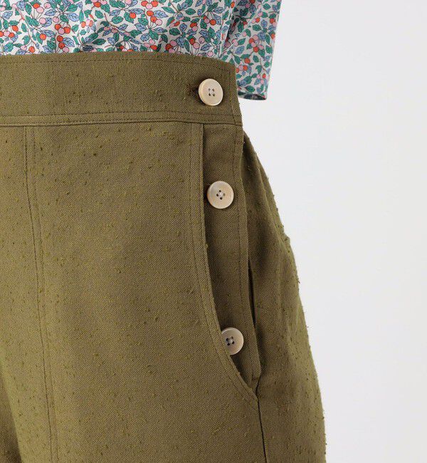 BACCA「コットンレーヨンネップツイード パンツ」|チノ|