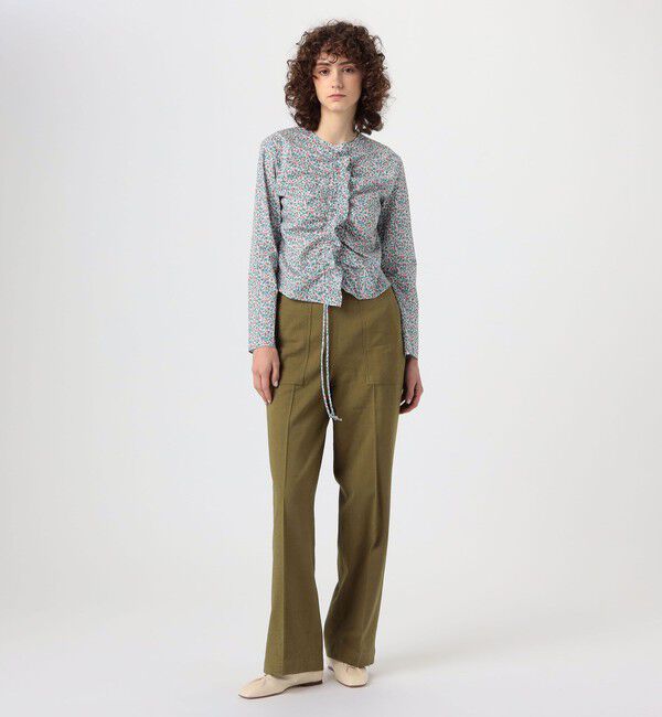 BACCA「コットンレーヨンネップツイード パンツ」|チノ|