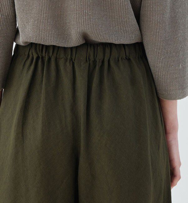 GALERIE VIE「リネンポプリン イージーワイドパンツ」|その他|