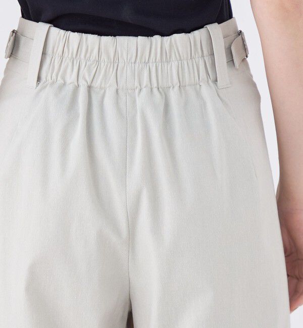 MACPHEE「ナチュラルスラブストレッチ セミワイドパンツ」|その他|