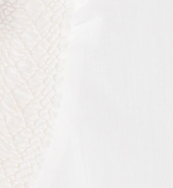 Ballsey「コットンクレープ スタンドカラーブラウス」|シャツ・ブラウス|