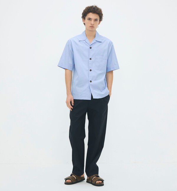 CABaN「CABaN シャトルポプリン 1タックパンツ」|チノ|