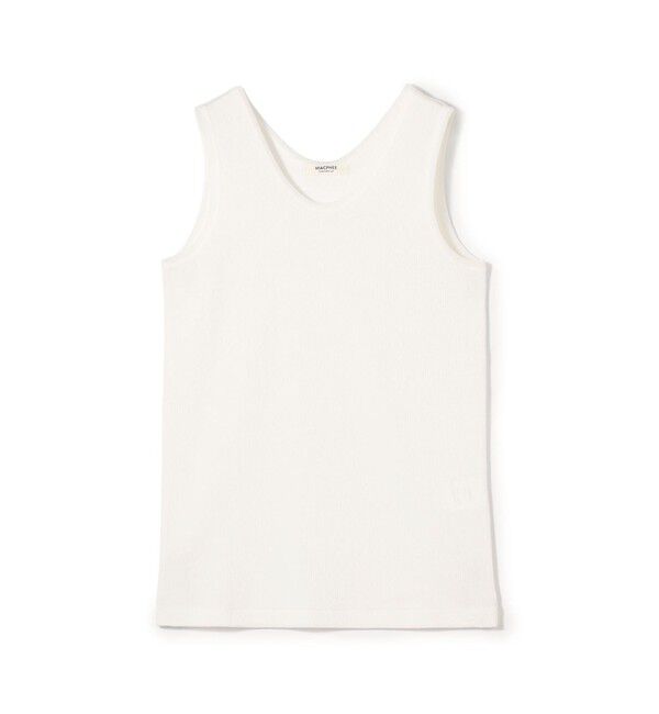 MACPHEE「コンビジャージー タンクトップ」|タンクトップ|11 ホワイト