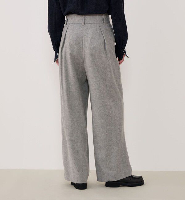 GALERIE VIE「グリッターストライプ ワンサイドタックスラックス」|スラックス|