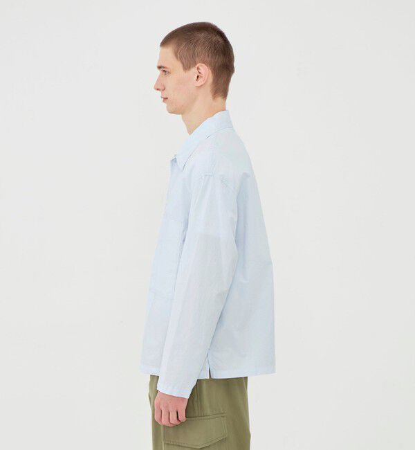 GALERIE VIE「クリスプライトコットン シャツブルゾン」|ブルゾン・スタジャン|