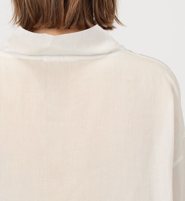 GALERIE VIE「セルロースシルクブロード ハイネックプルオーバーシャツ」|シャツ・ブラウス|