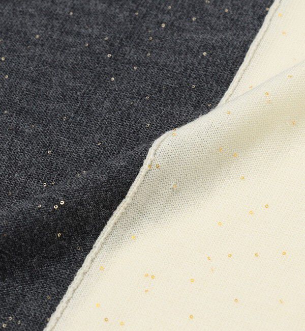 BACCA「スパークルファインウール ニットスカーフ」|バンダナ・スカーフ|