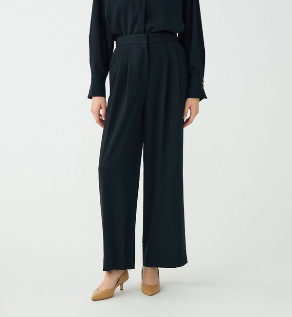 Ballsey「サンディジョーゼット タックワイドパンツ」|その他|