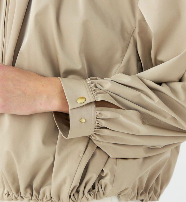 Ballsey「ライトパウダリータフタ ギャザーブルゾン」|ブルゾン・スタジャン|