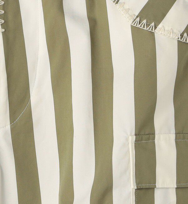 GALERIE VIE「パラソルストライプ フィールドパンツ」|カーゴ|