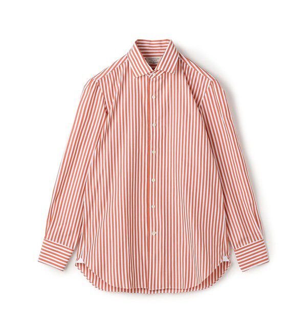 TOMORROWLAND BUYING WEAR「【別注】Maria Santagelo コットンストライプ ワンピースカラーシャツ」|シャツ・ブラウス|36 レッド系