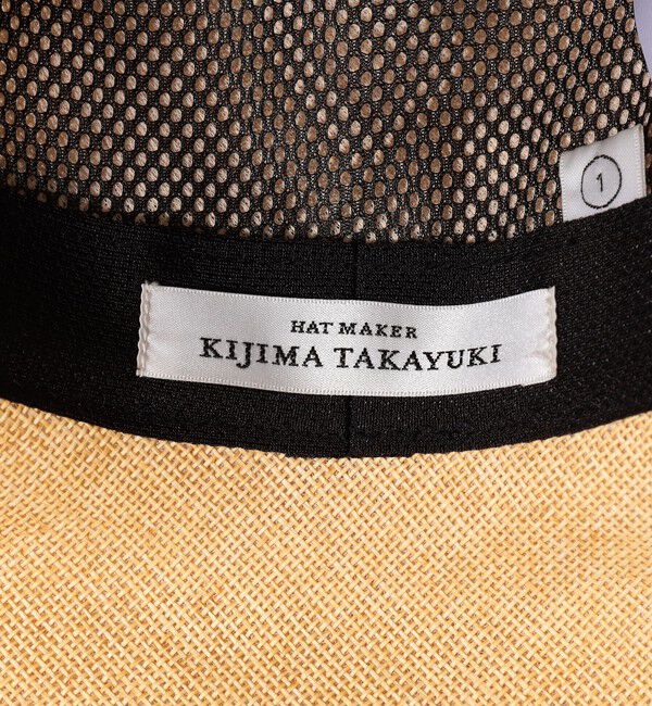 TOMORROWLAND GOODS「KIJIMA TAKAYUKI PAPER CLOTH トリミングハット」|ストローハット|