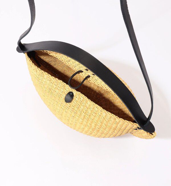 TOMORROWLAND GOODS「INES BRESSAND MEDIUM WALNUT ショルダーバッグ」|かごバッグ|