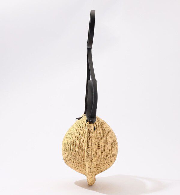 TOMORROWLAND GOODS「INES BRESSAND MEDIUM WALNUT ショルダーバッグ」|かごバッグ|