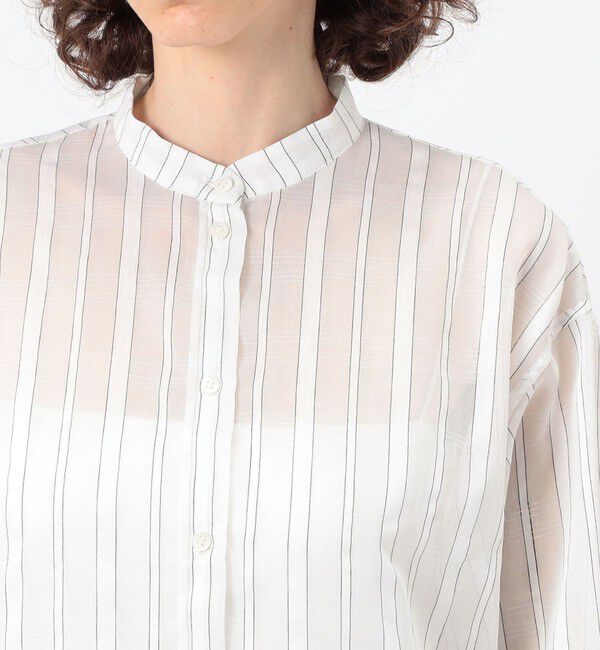 TOMORROWLAND BUYING WEAR「TELMA Sun Flower Stripe ブラウス」|シャツ・ブラウス|