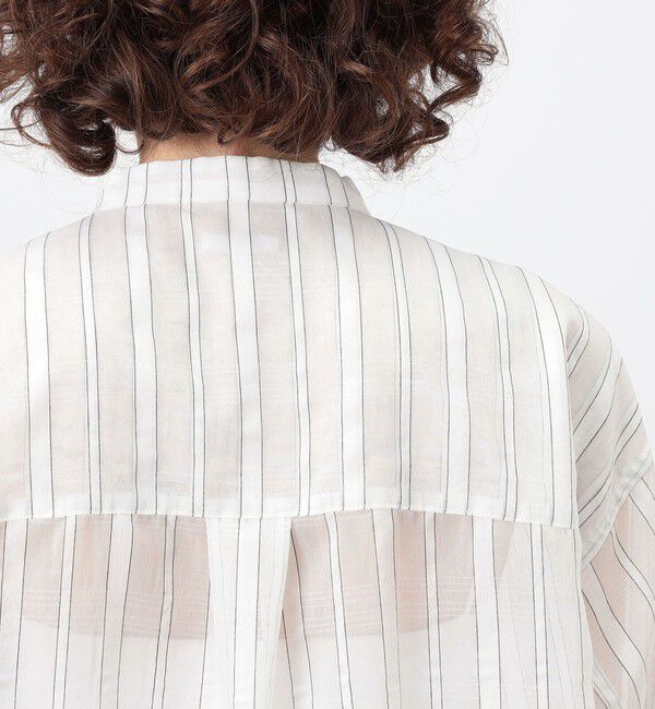 TOMORROWLAND BUYING WEAR「TELMA Sun Flower Stripe ブラウス」|シャツ・ブラウス|