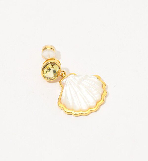 TOMORROWLAND GOODS「Lizzie Fortunato LUNA SHELL ピアス」|ピアス|