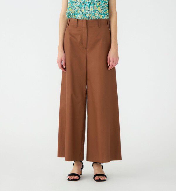 Ballsey「コットンギャバジン ワイドフレアパンツ」|その他|