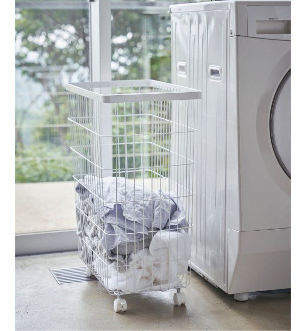 journal standard Furniture「《WEB限定予約》【tower/タワー】 ランドリーバスケット キャスター付き」|トイレタリー・ランドリーグッズ|