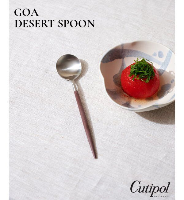 journal standard Furniture「【Cutipol/クチポール】GOA DESERT SPOON BR&times;SV　デザートスプーン」|食器・キッチングッズ|ブラウン