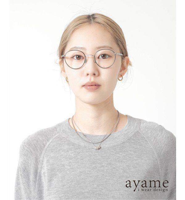 EYETHINK「【ayame/アヤメ】別注 SIPPOU NV ex Optical」|メガネ|ネイビー