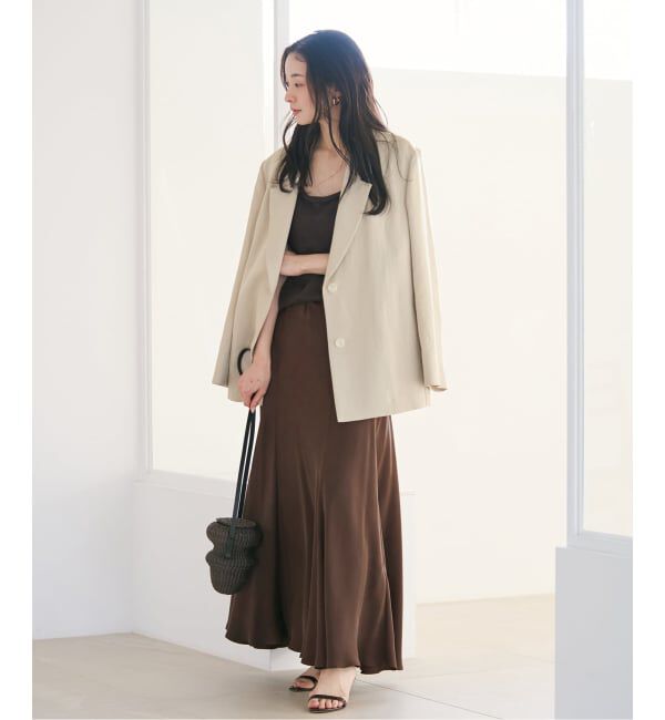 Plage「《追加》Washable Fibril ロングスカート」|スカート|