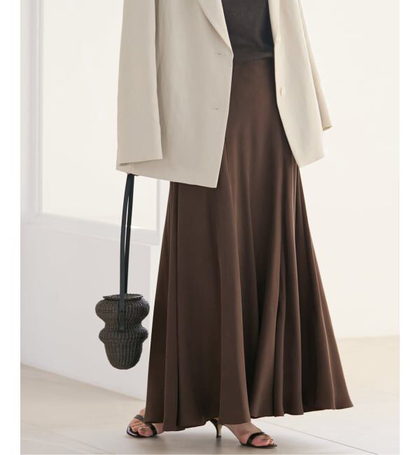 Plage「《追加》Washable Fibril ロングスカート」|スカート|