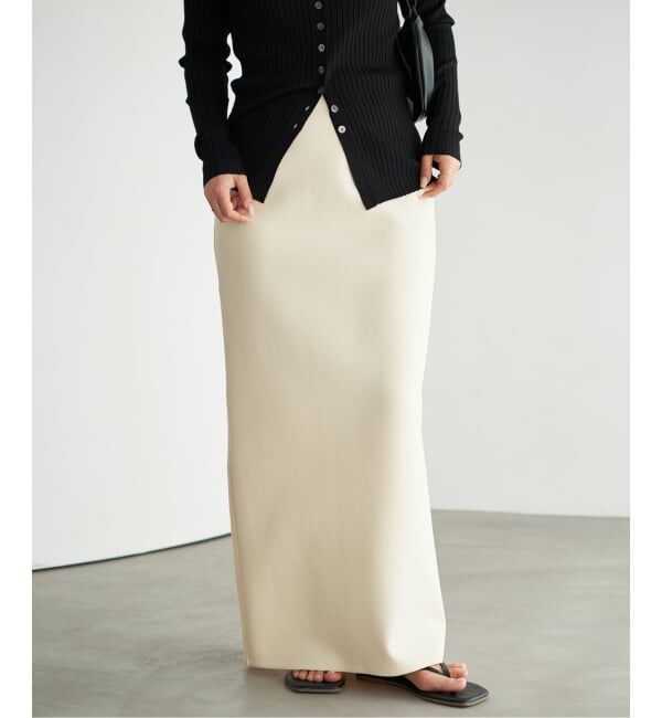 Plage「《追加》air jersey tight スカート 2」|スカート|ホワイト