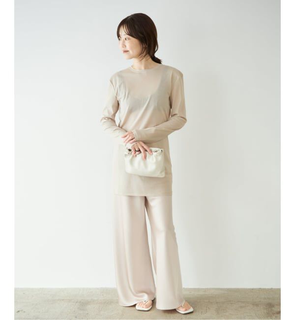 Plage「《追加予約》SQUARE SHOULDER Tシャツ 2」|Tシャツ・カットソー|