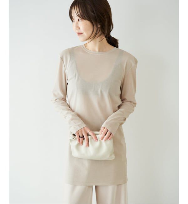 Plage「《追加予約》SQUARE SHOULDER Tシャツ 2」|Tシャツ・カットソー|