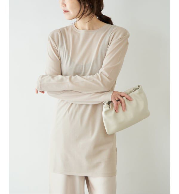 Plage「《追加予約》SQUARE SHOULDER Tシャツ 2」|Tシャツ・カットソー|