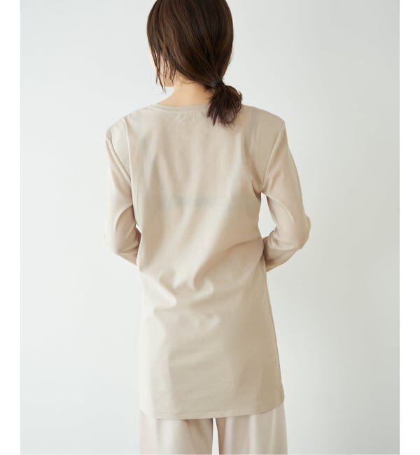 Plage「《追加予約》SQUARE SHOULDER Tシャツ 2」|Tシャツ・カットソー|