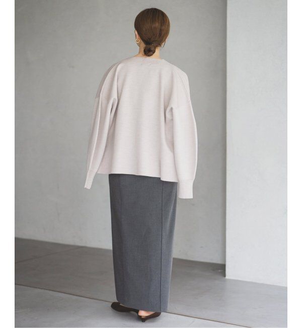 IENA「スーパーファインスムース ショートカーディガン」|カーディガン|