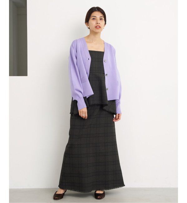 IENA「スーパーファインスムース ショートカーディガン」|カーディガン|