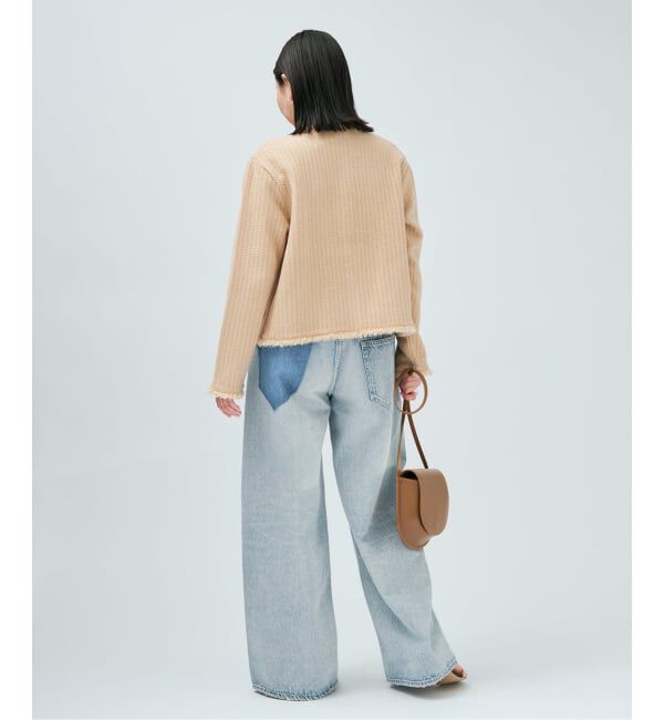 VERMEIL par iena「TWEED KNITジャケット カーディガン」|カーディガン|