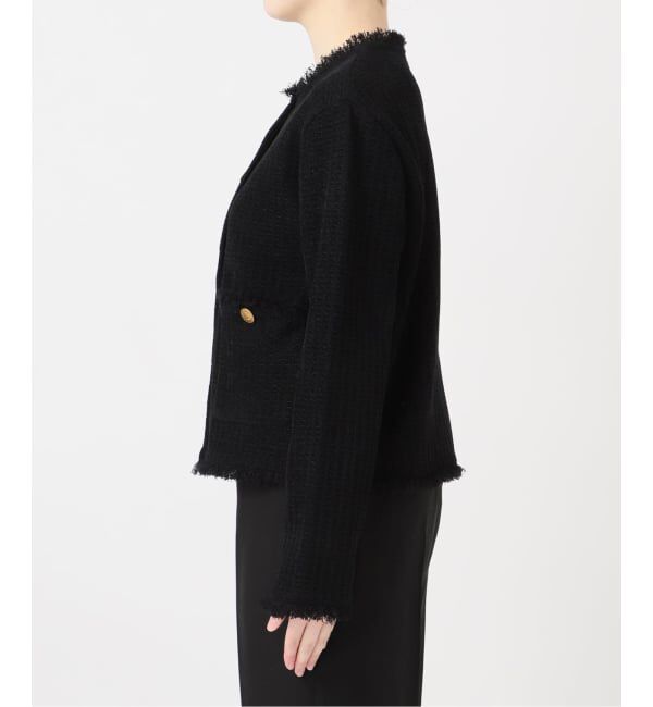 VERMEIL par iena「TWEED KNITジャケット カーディガン」|カーディガン|