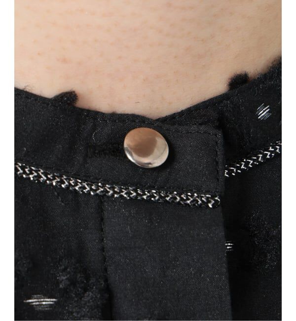 IENA「フラワージャガードボリュームブラウス」|シャツ・ブラウス|