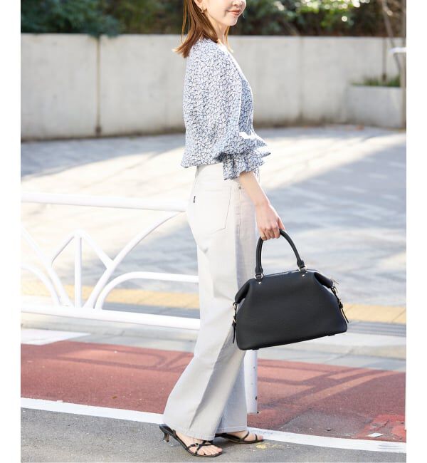 SLOBE IENA「Vネックフレアスリーブブラウス」|シャツ・ブラウス|