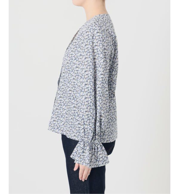 SLOBE IENA「Vネックフレアスリーブブラウス」|シャツ・ブラウス|