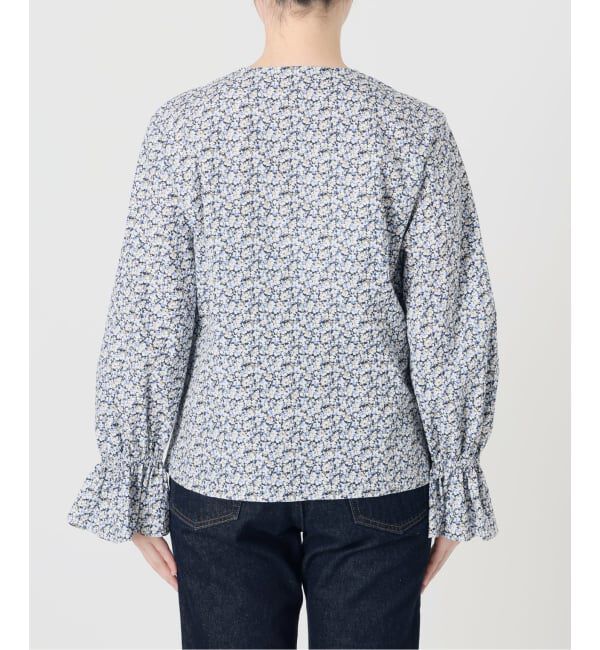 SLOBE IENA「Vネックフレアスリーブブラウス」|シャツ・ブラウス|